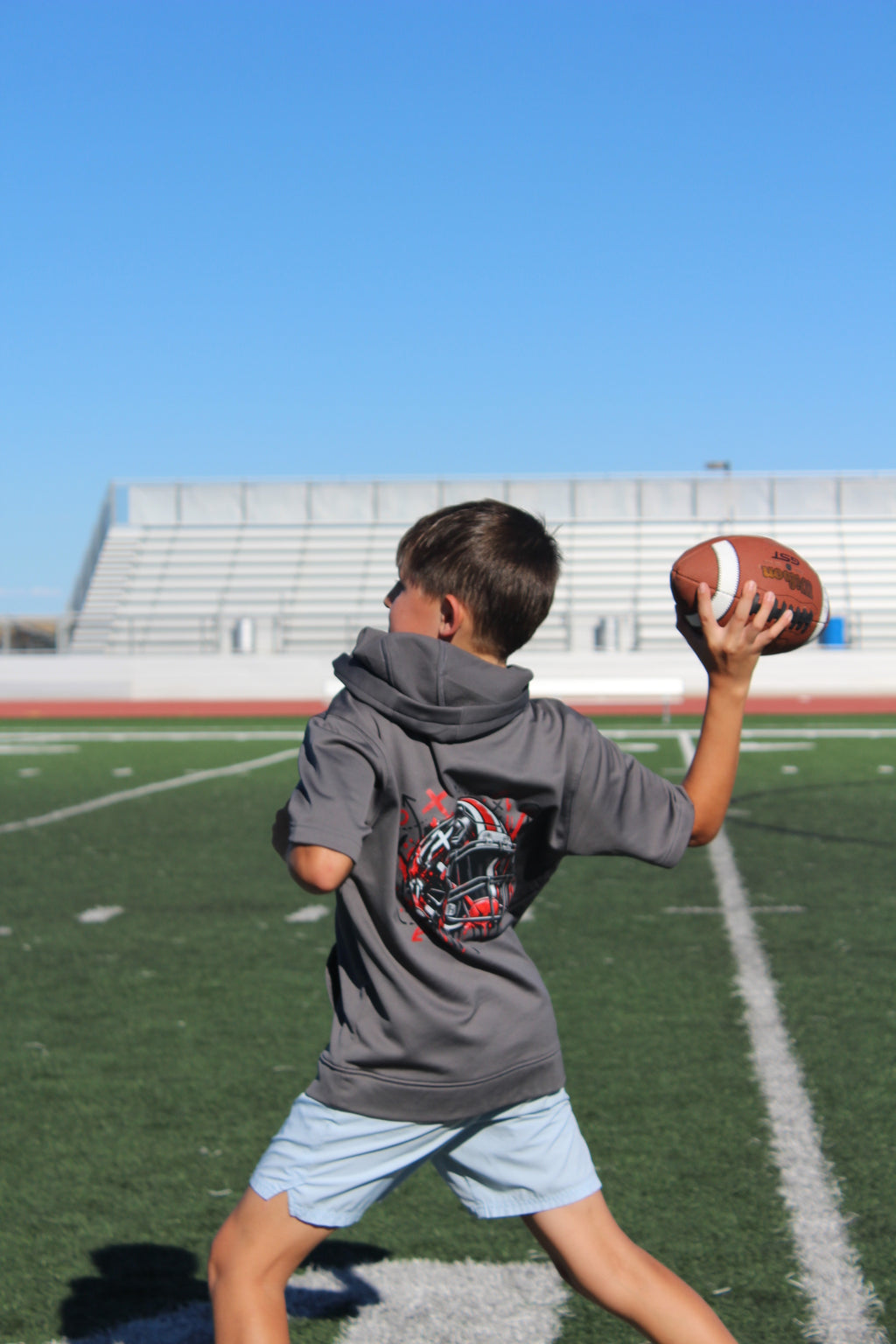 Defy- Short Sleeve Hoodie