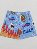 Football Print Shorts