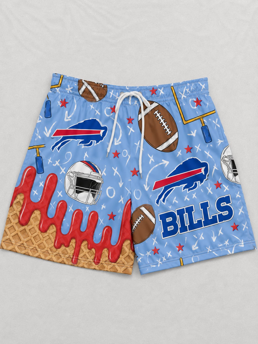 Football Print Shorts