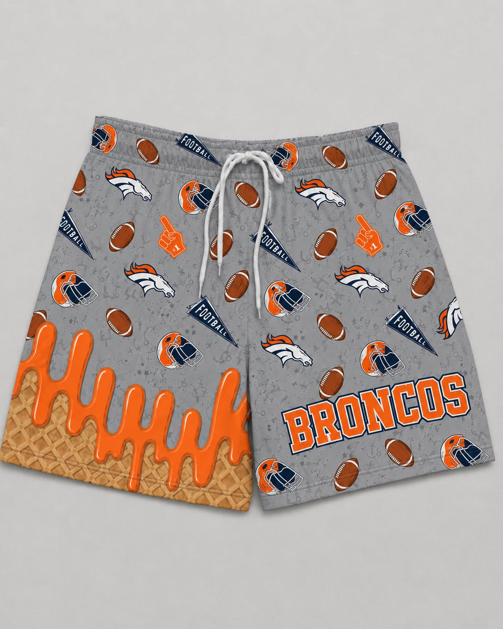 Football Print Shorts