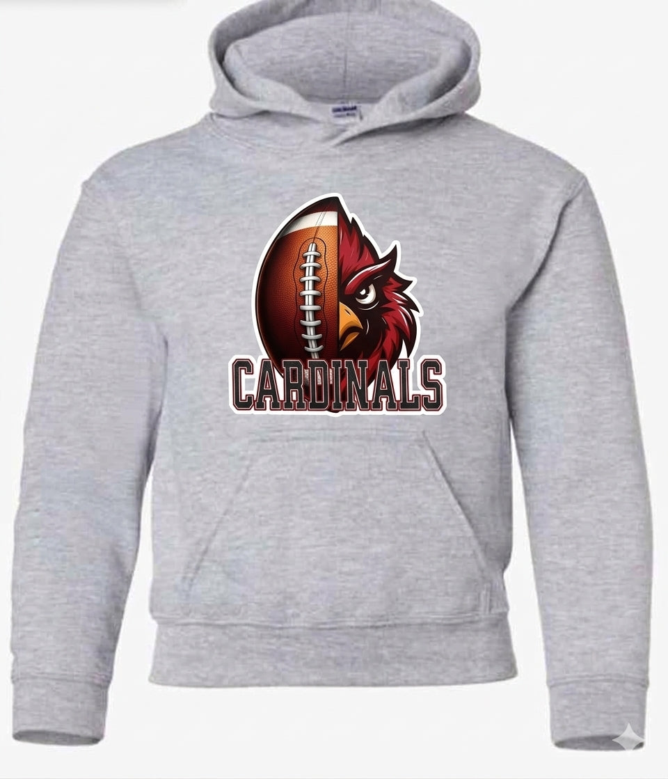 Cardinals Football Mascot Sweatshirt
