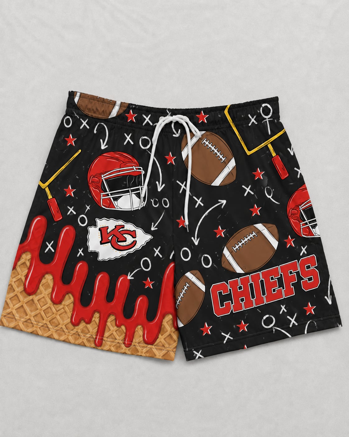 Football Print Shorts