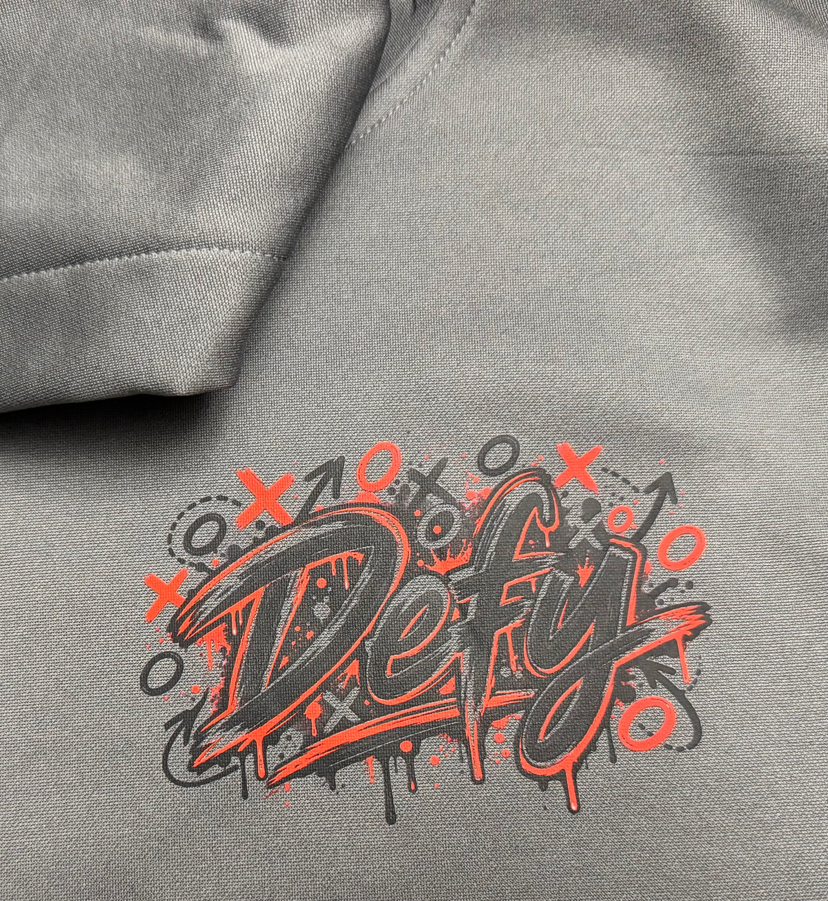 Defy- Short Sleeve Hoodie