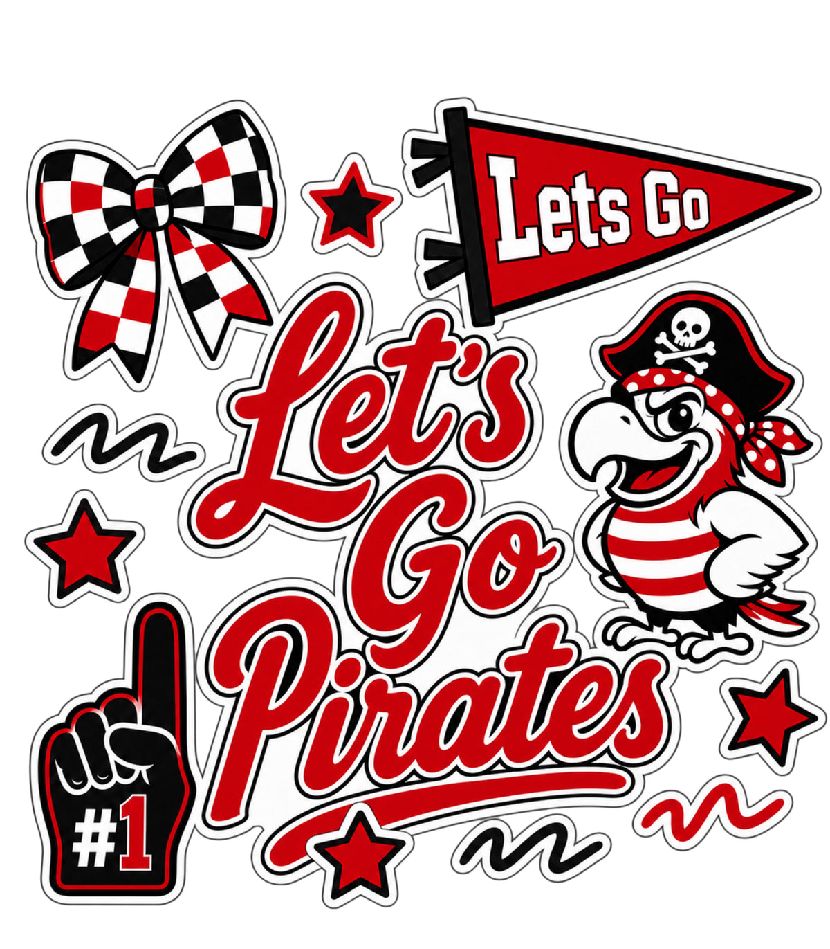 Let's Go! School Spirit Tee