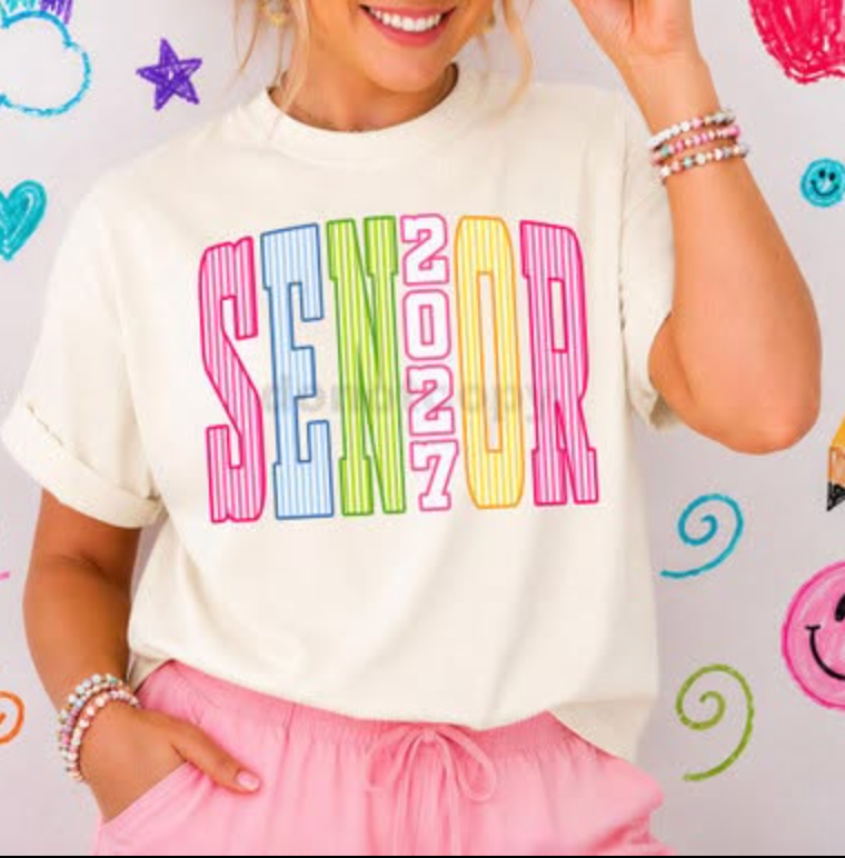 Senior Class DTF Graphic T-Shirt