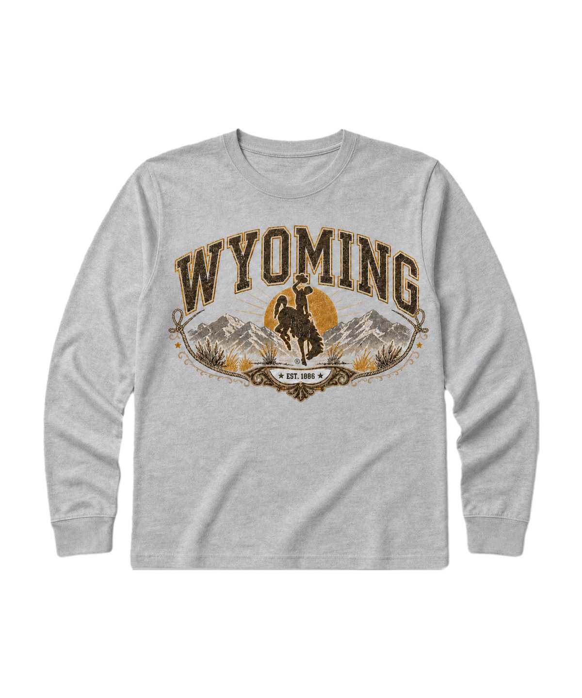 Youth Wyoming Sunrise- Long Sleeve