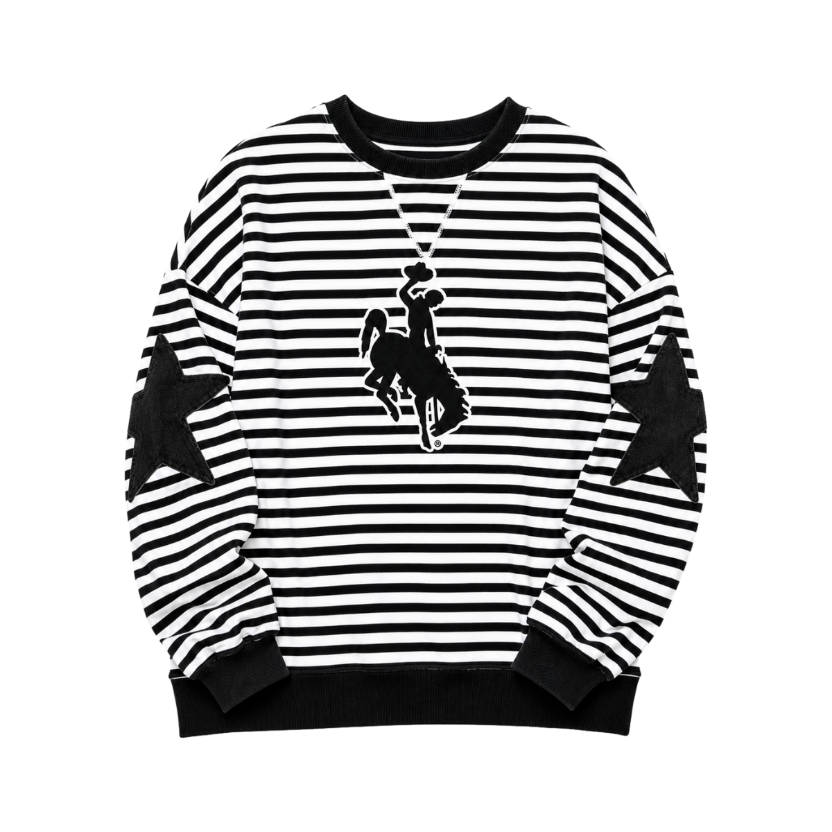 Long Sleeve Black and White Steamboat