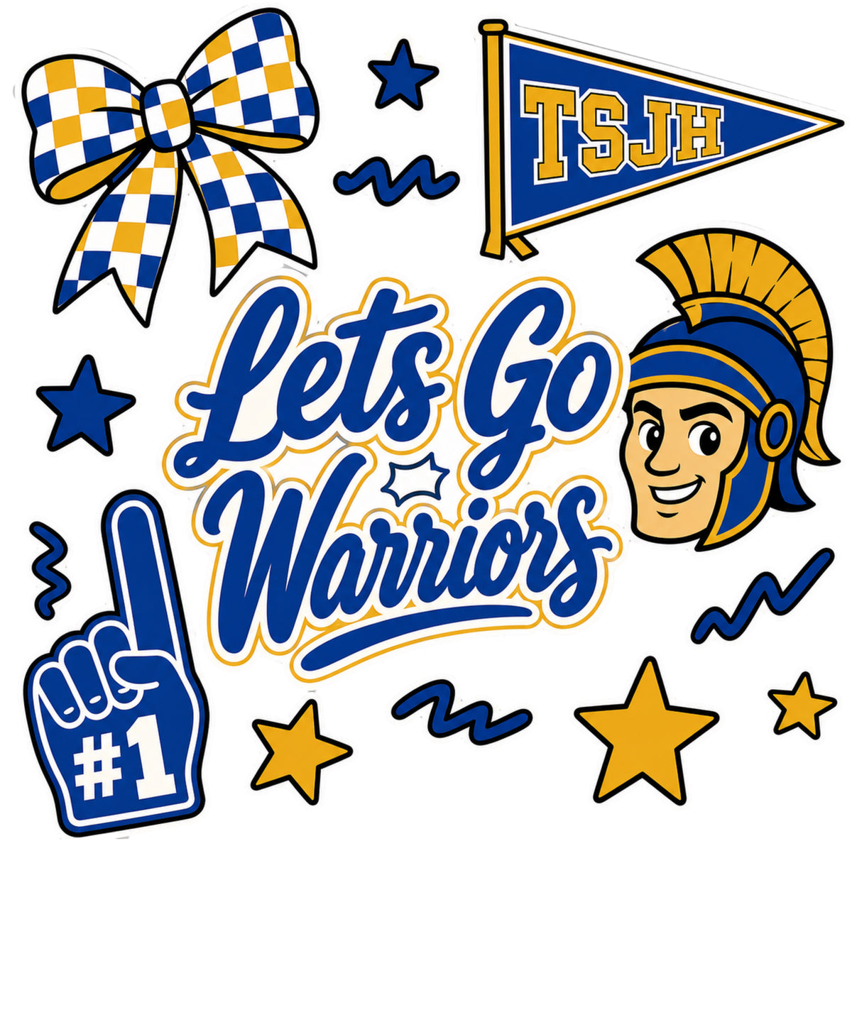 Let's Go! School Spirit Tee