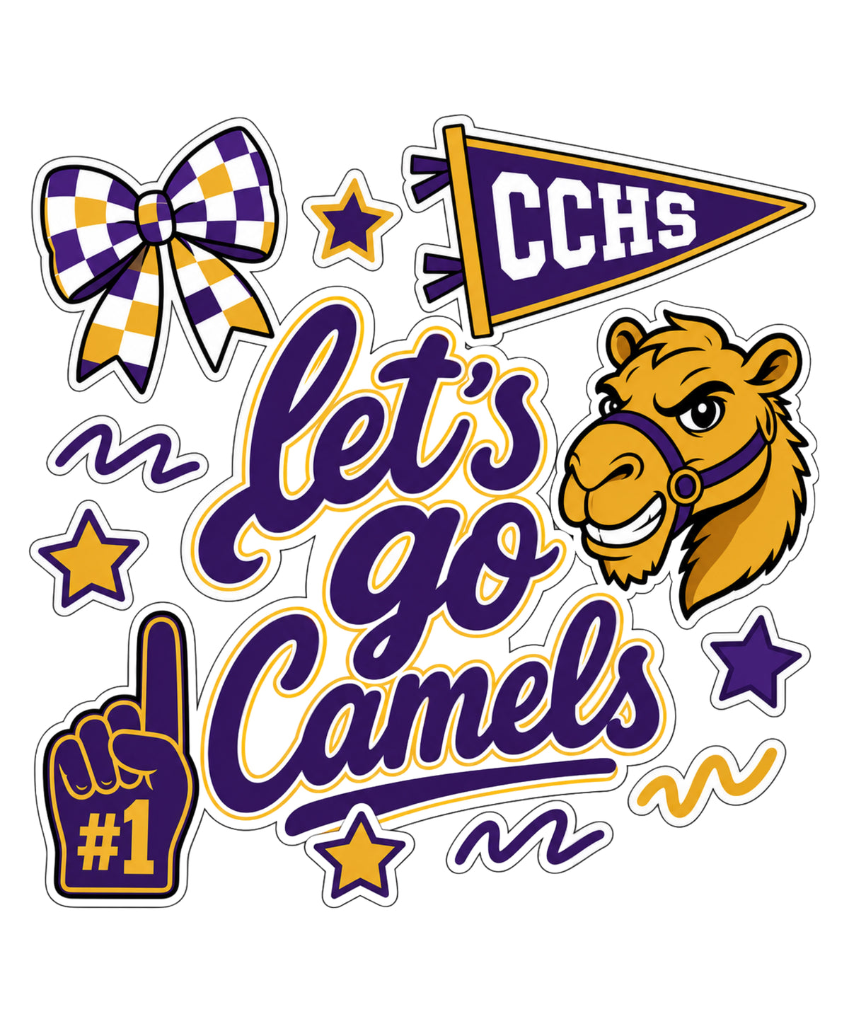 Let's Go! School Spirit Tee