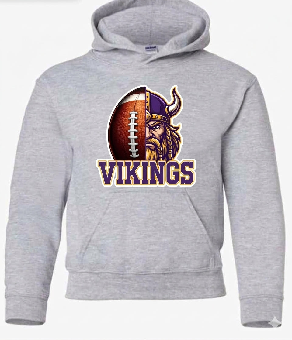 Vikings Football Mascot Sweatshirt